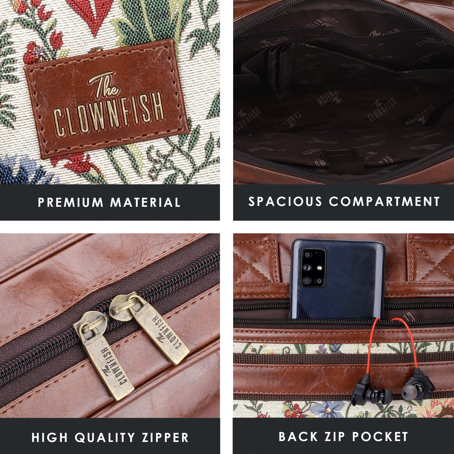 Clownfish Laptop Messenger Bag - Travel