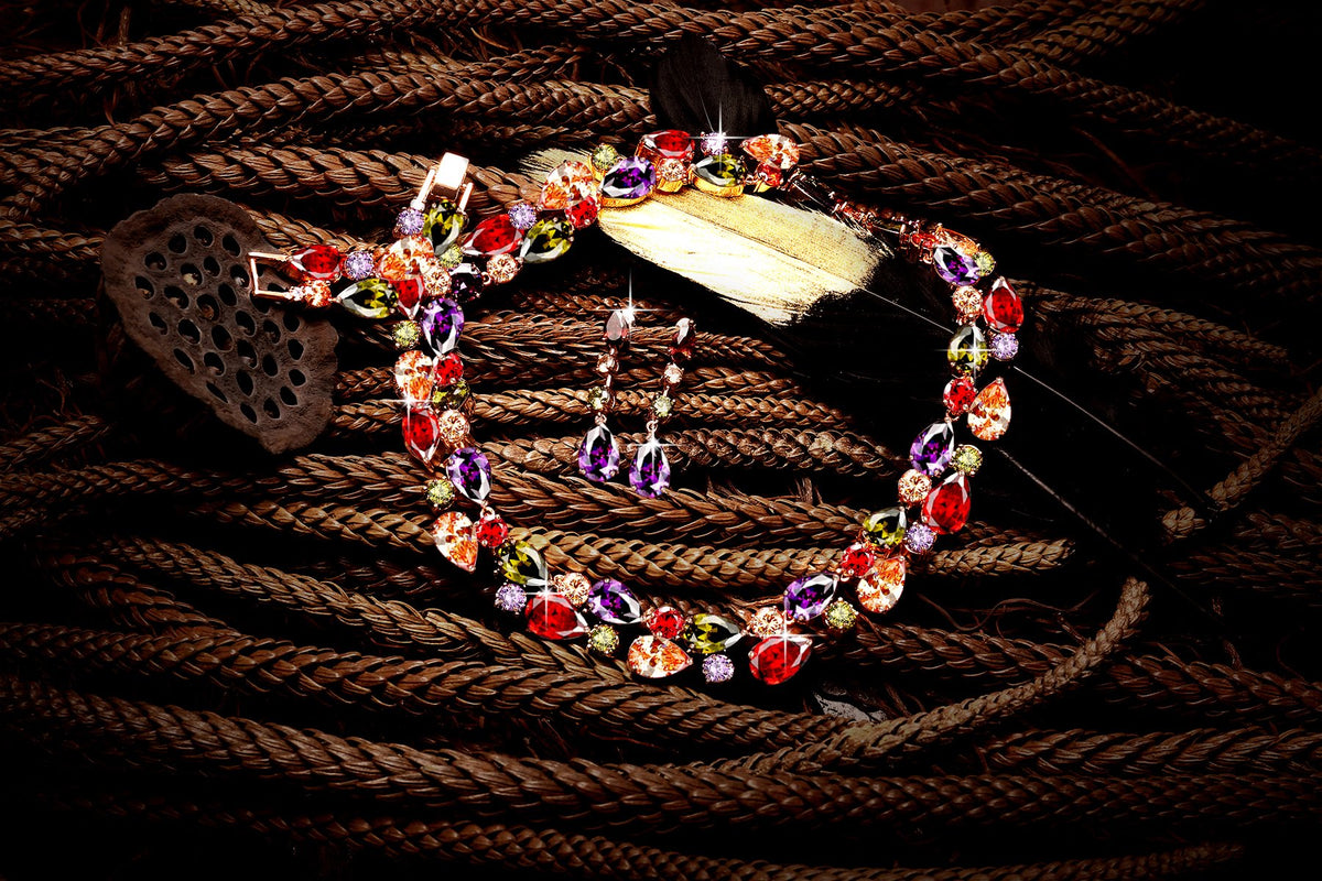 Yellow Chimes Fashion Jewellery Set - women's accessory