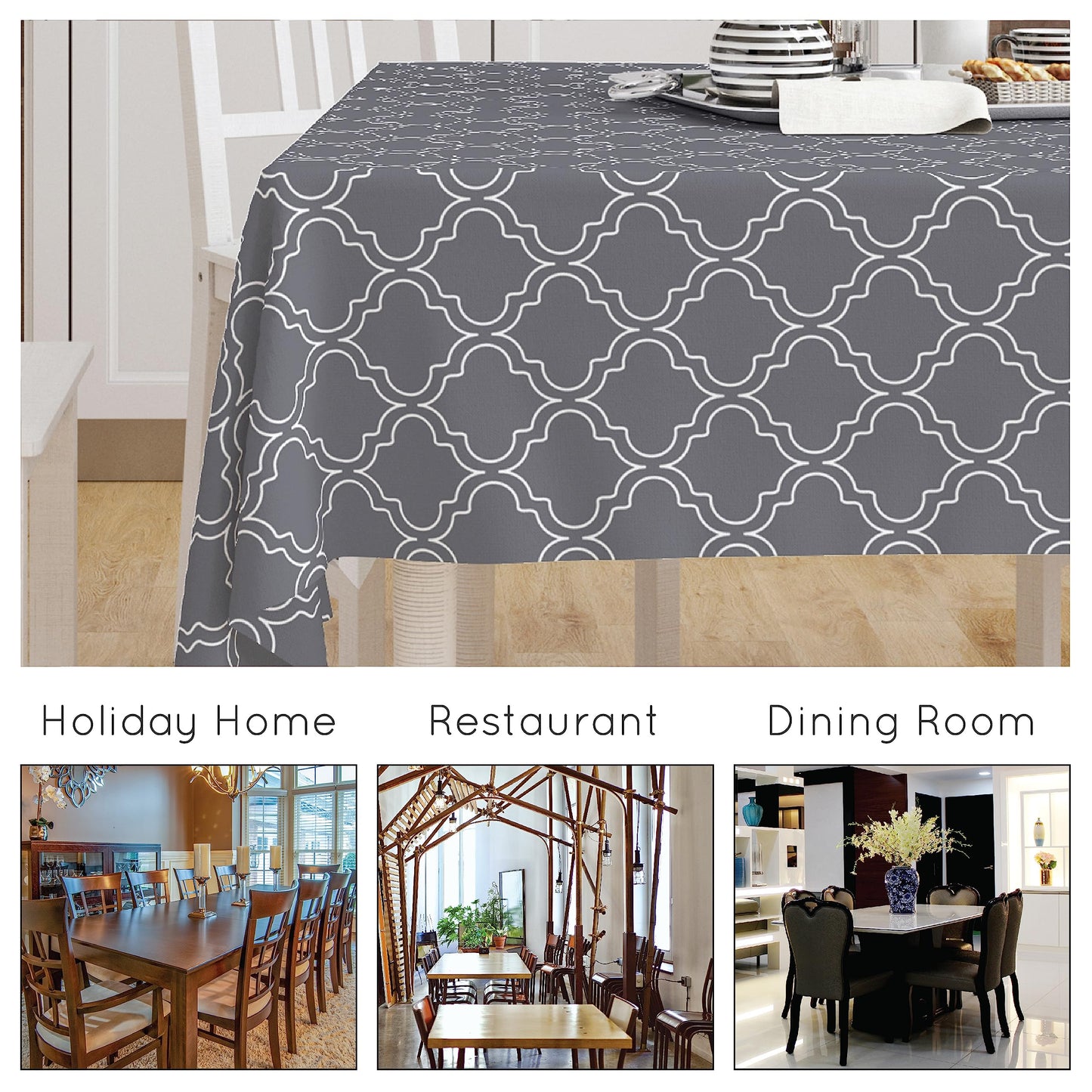 Encasa Homes table cloth - Contemporary home interior