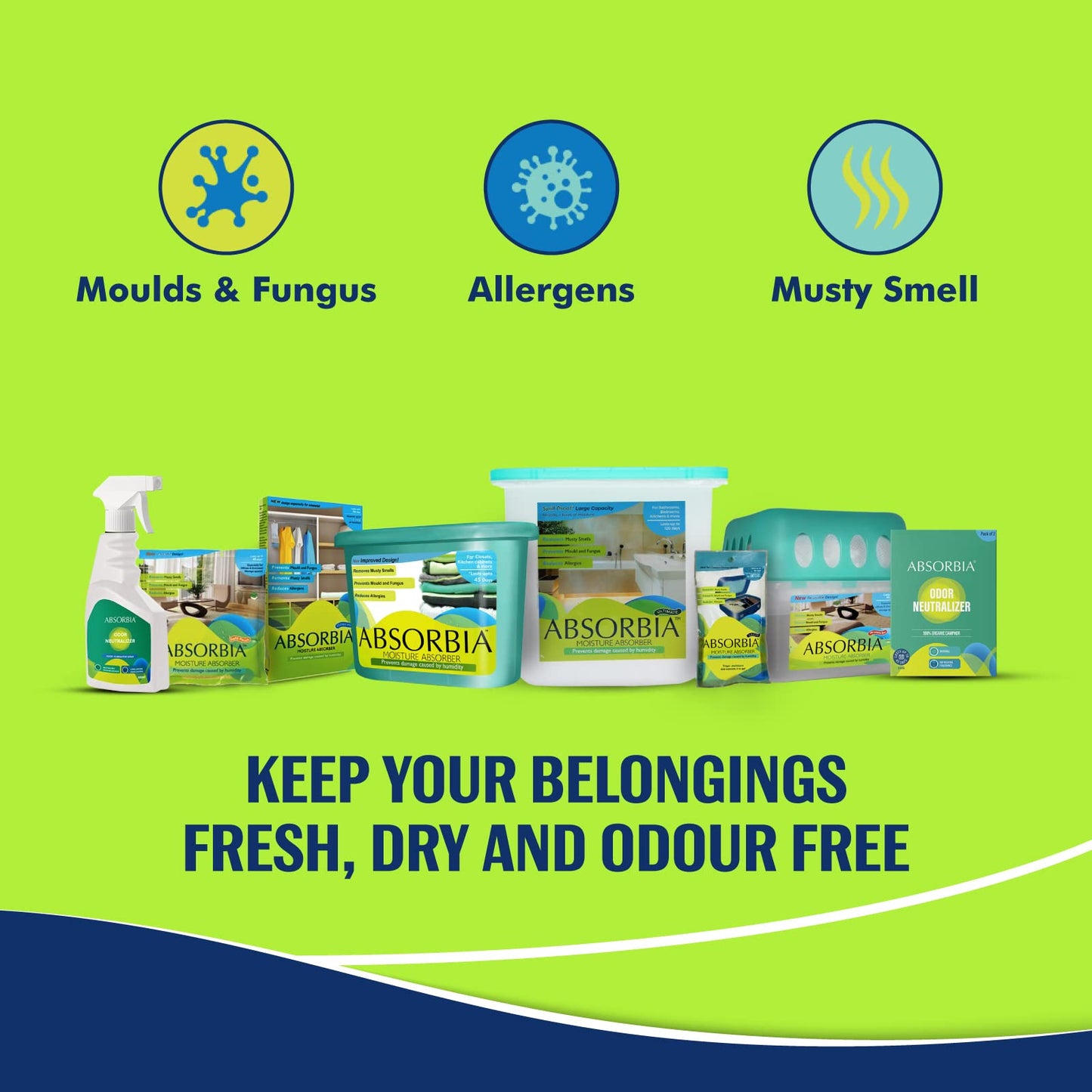 Absorbia Moisture Absorber - Bathroom humidity control