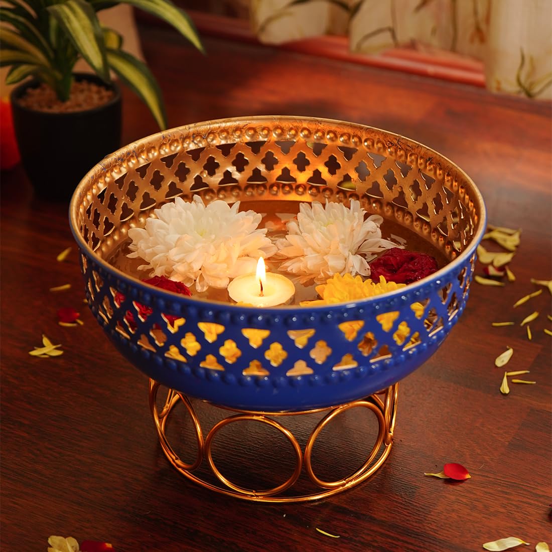 Ekhasa Blue Urli Bowl - Thoughtful Gift for Occasions