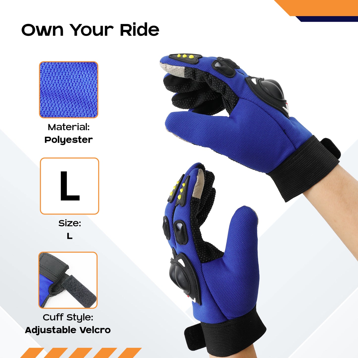 CARBINIC gloves - breathable material for long rides