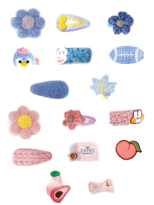 Yellow Chimes Hair Clips - Ideal for school events