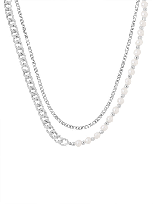 Yellow Chimes Silver Necklace - Romantic Date Night