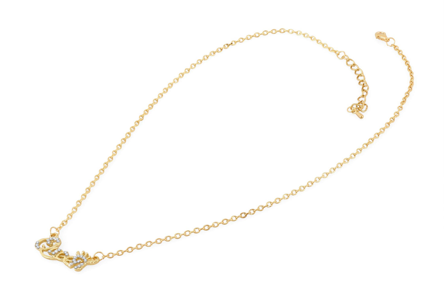 Yellow Chimes gold plated necklace - party wear accessory