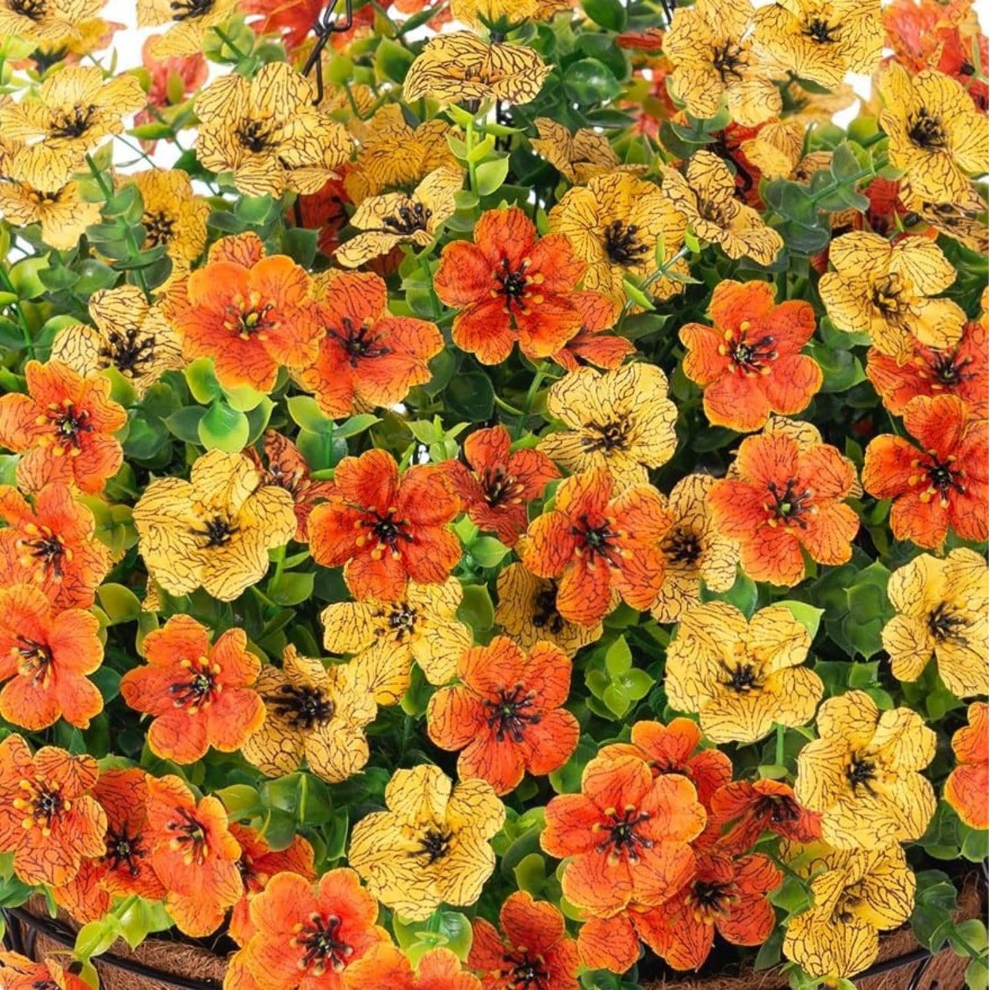 Ekhasa artificial faux hanging flowers - indoor home decor