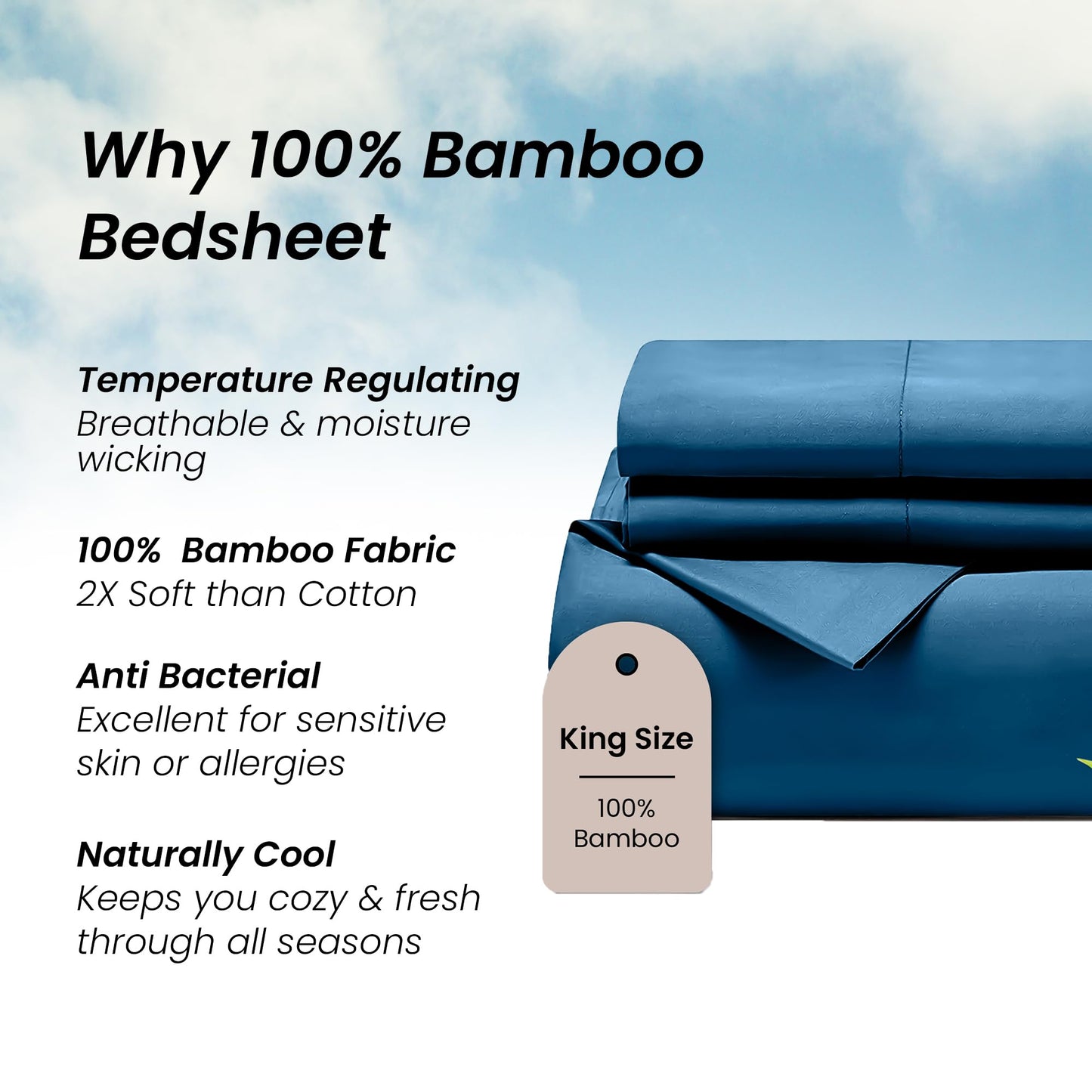 Mush 400TC bed sheet - breathable comfort for summer nights