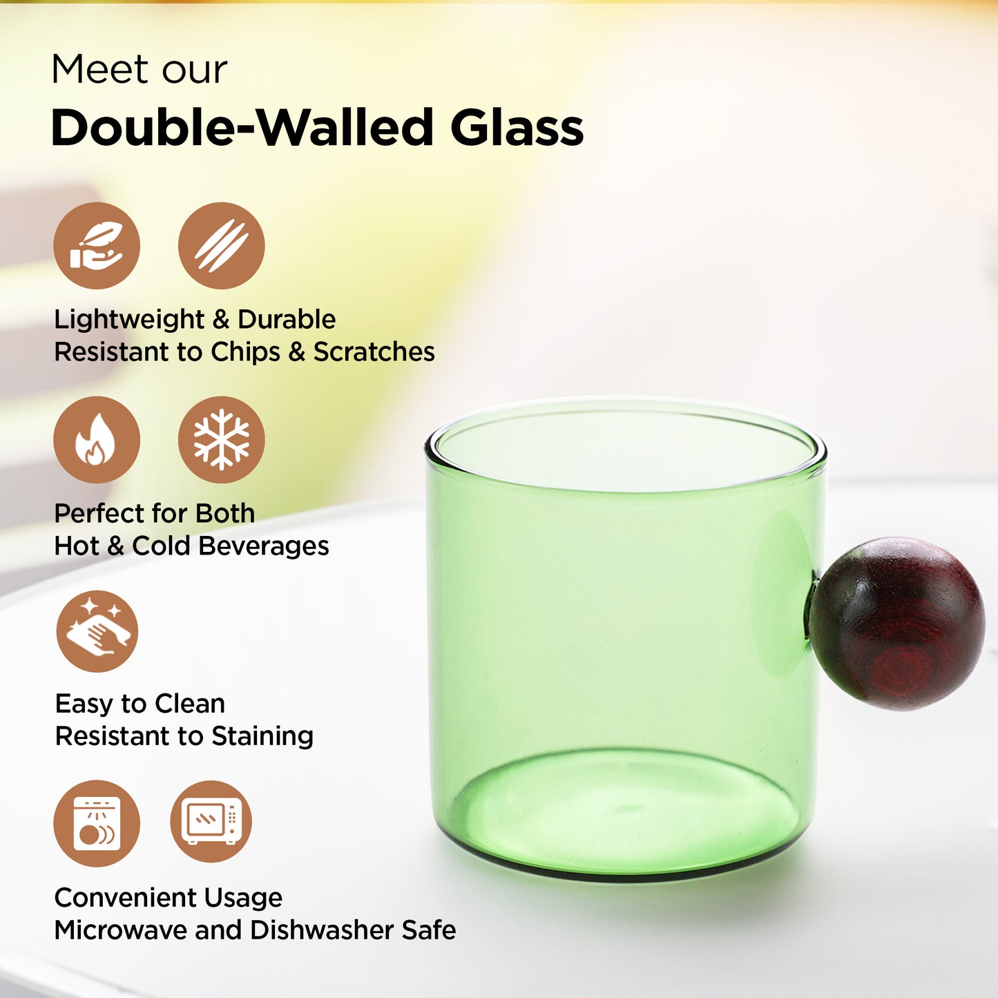 UMAI coffee cups - versatile for hot and cold beverages