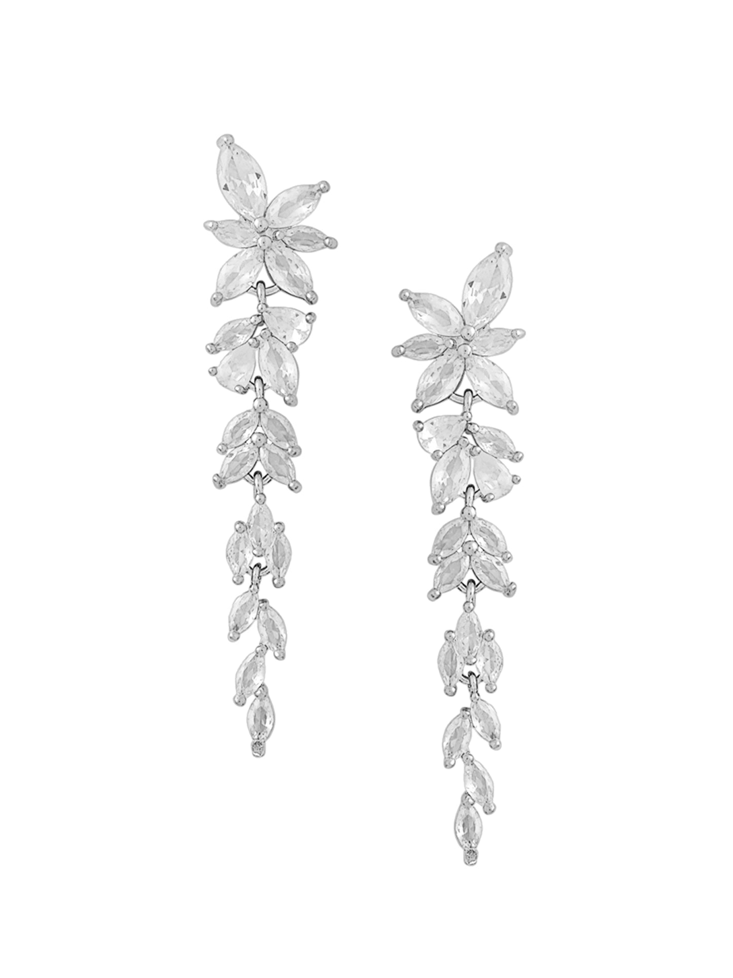 Yellow Chimes Floral Design Earrings - Everyday Wear