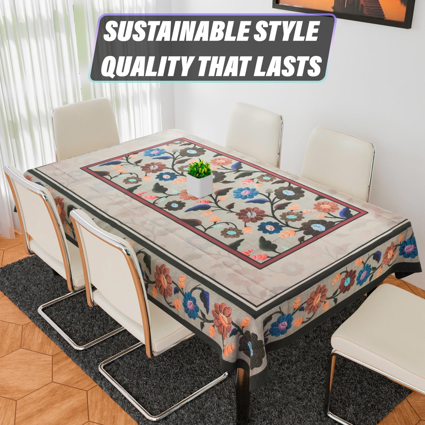 Kuber Industries dining table cover - elegantly dressing family dinners