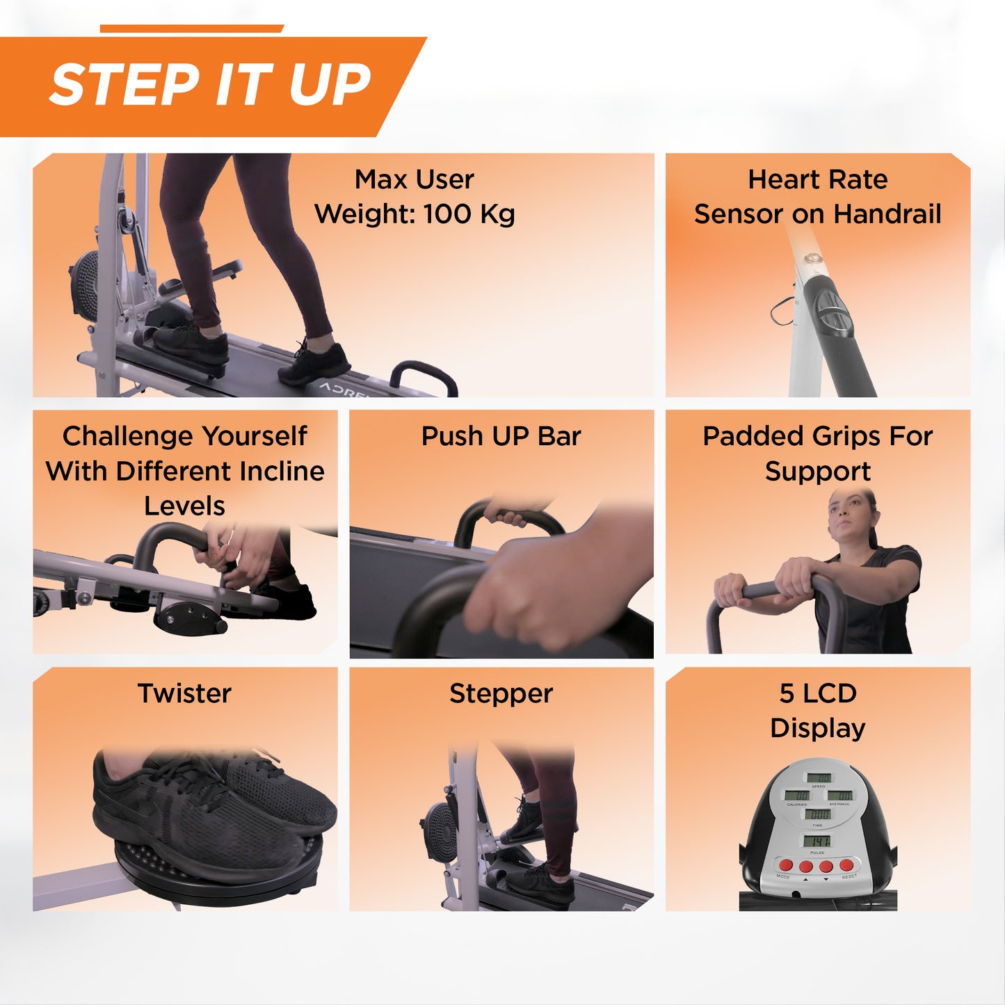 Reach treadmill - easy to use for family fitness