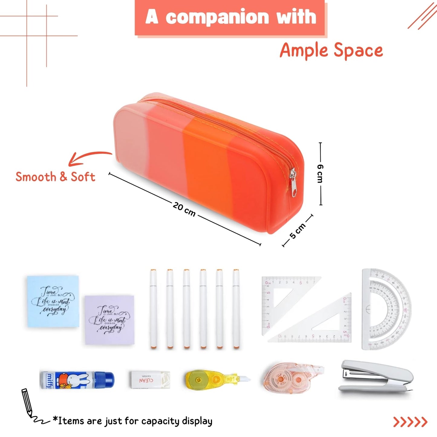 Tinker Squad unisex pencil case - durable silicone material