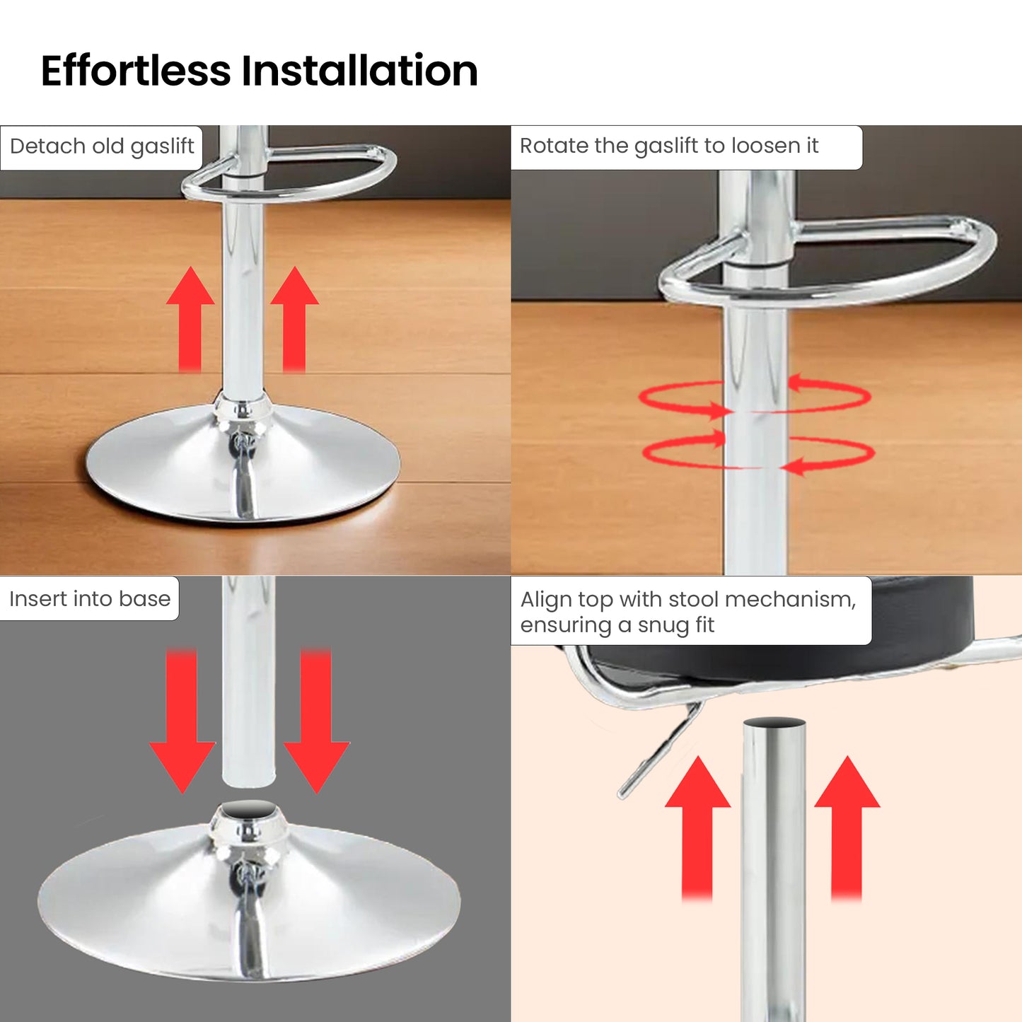Savya Home Adjustable Chair - Stylish Kitchen Seating