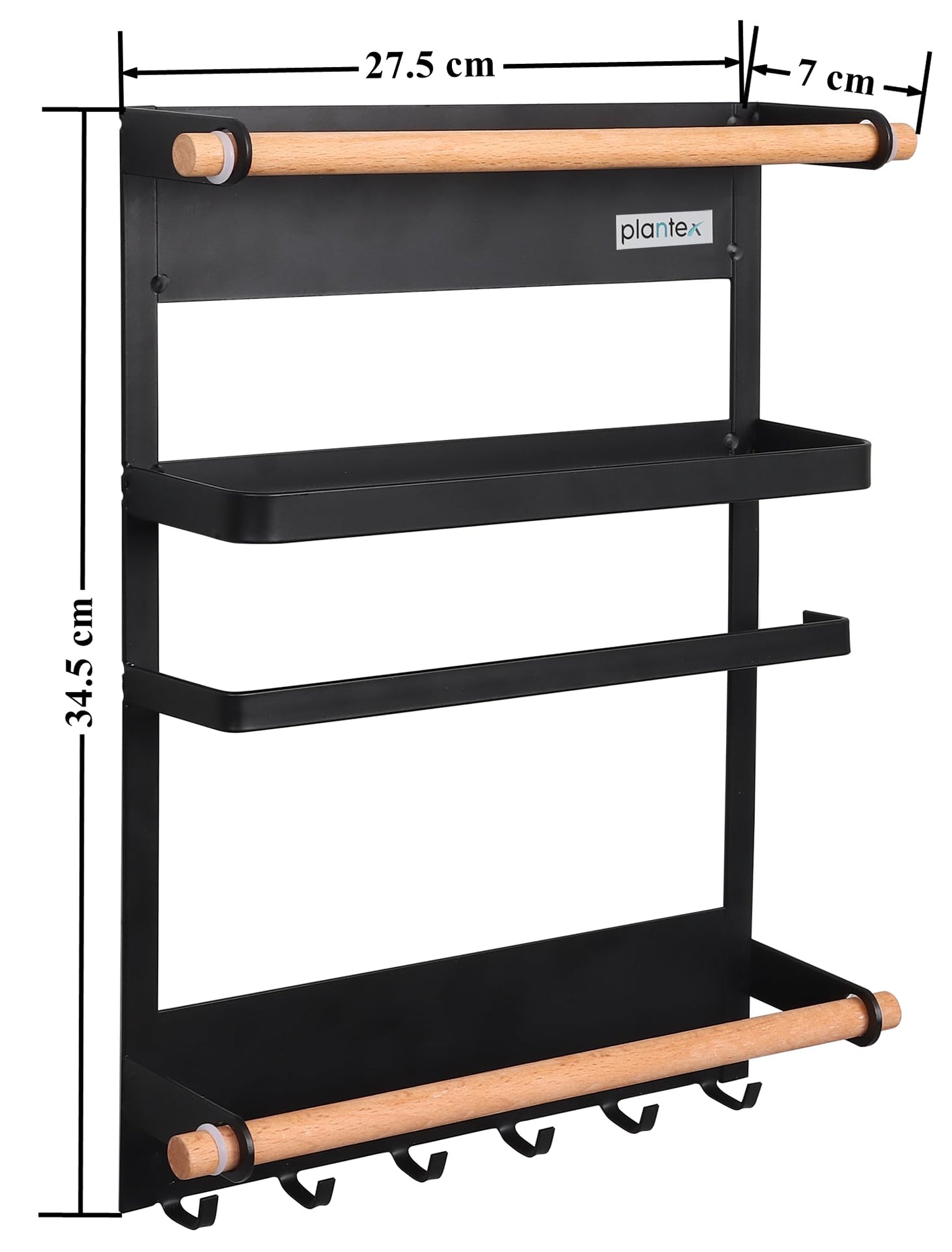 Plantex magnetic shelf - bathroom accessory rack