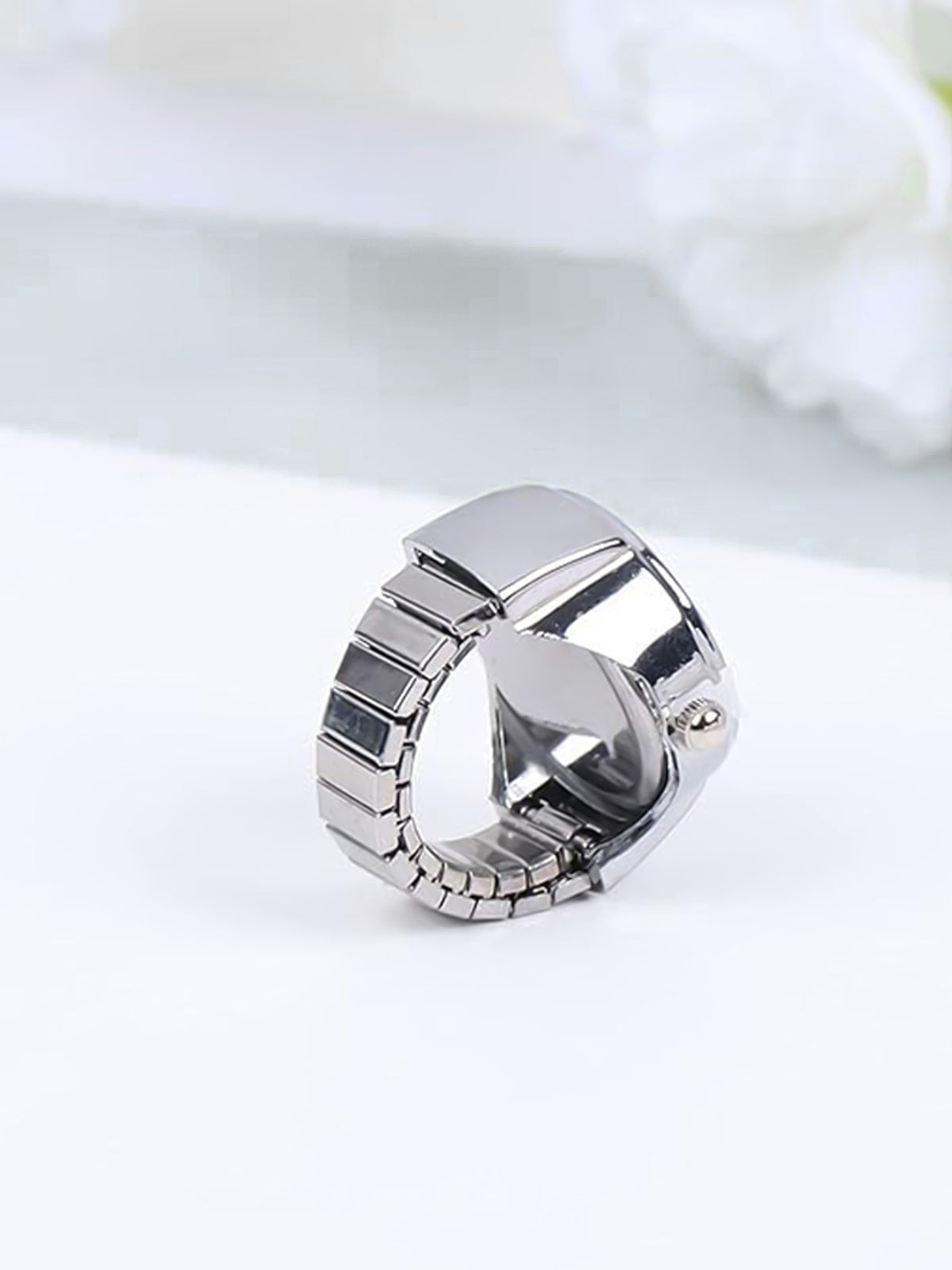 Yellow Chimes stretchable ring watch - trendy daily wear