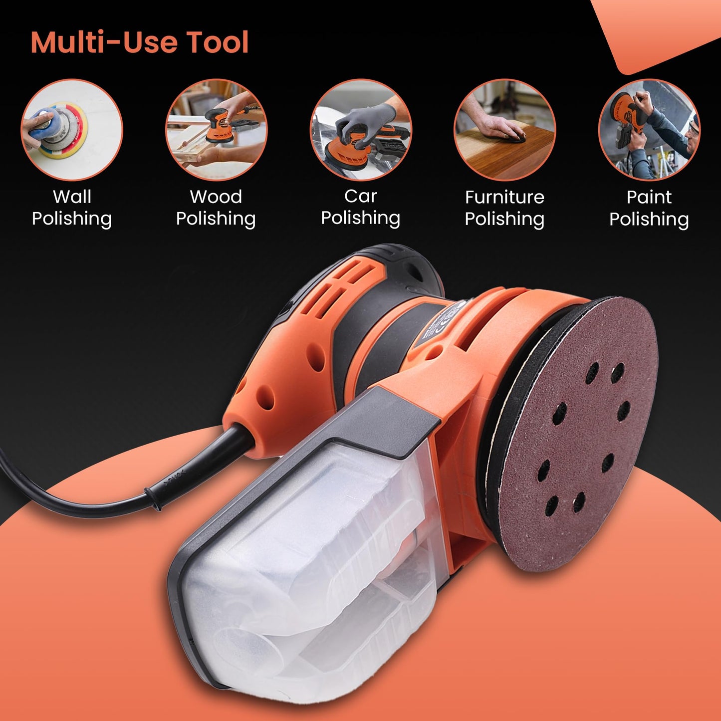 Cheston random orbit sander - sanding wall paint