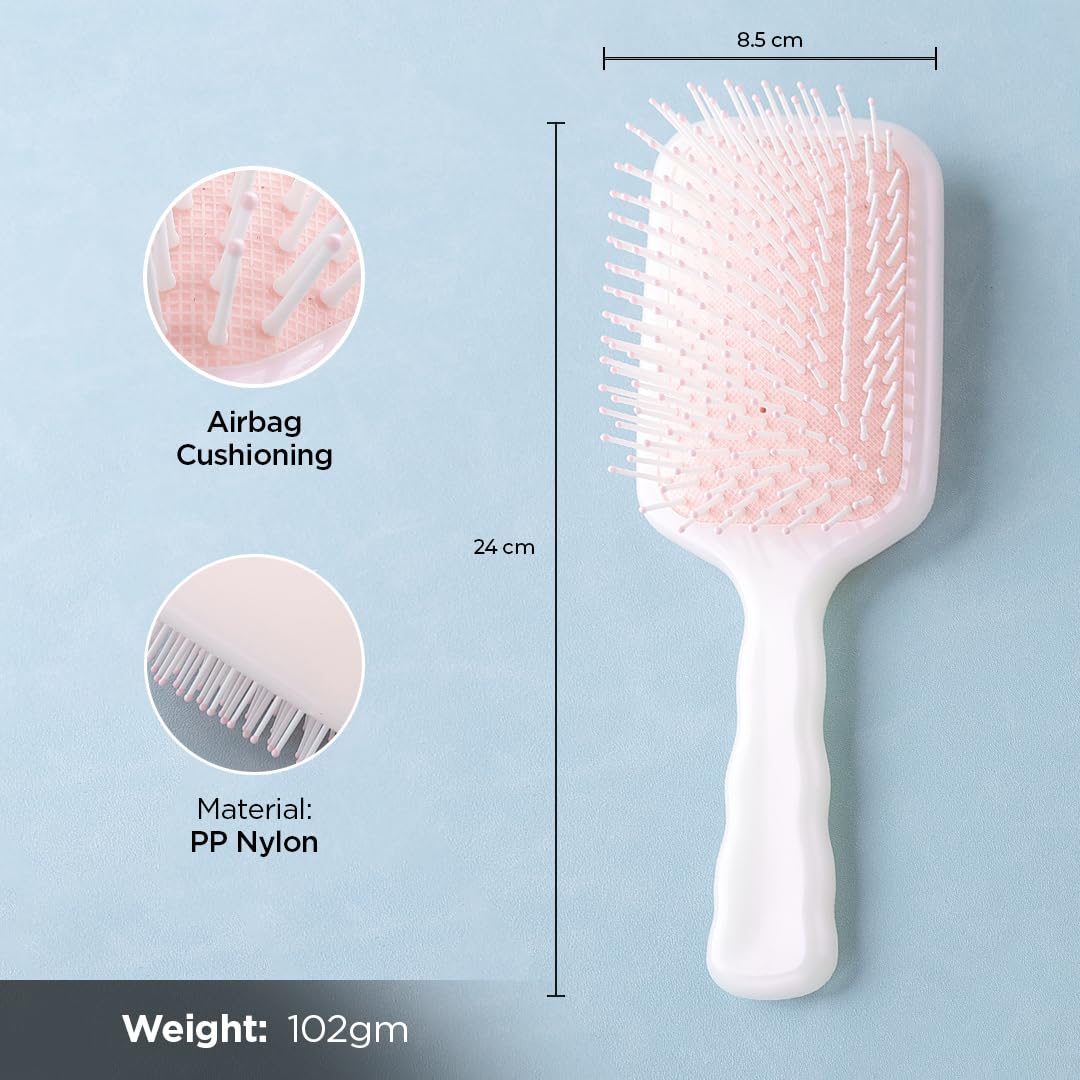 UMAI detangler hair brush - comfortable grip