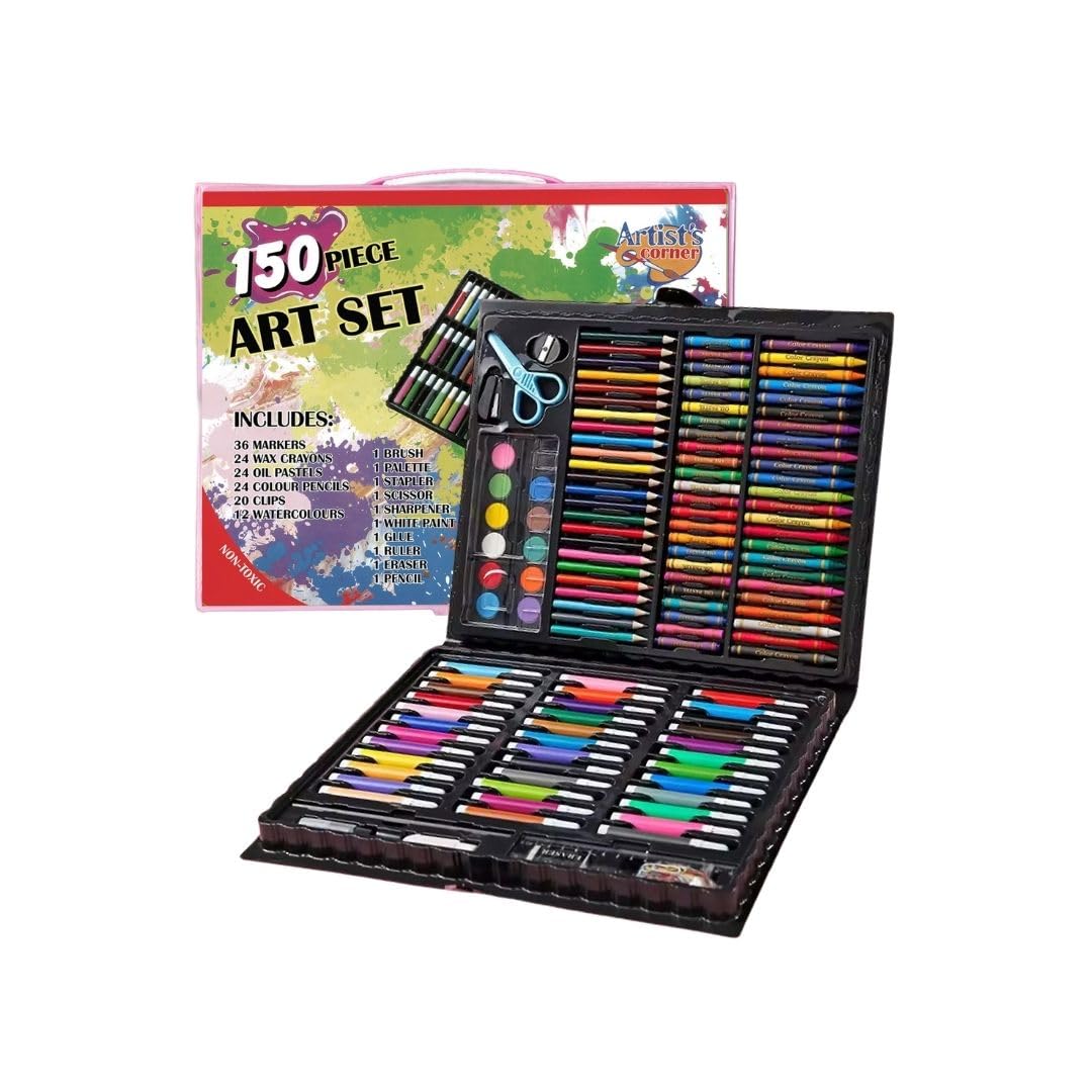 Buy 150 PC Art Drawing Set for Kids - Complete Colour Kit – The Better Home