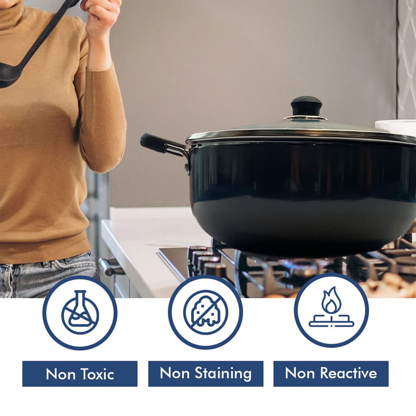 USHA SHRIRAM non stick frying pan - cooking at home
