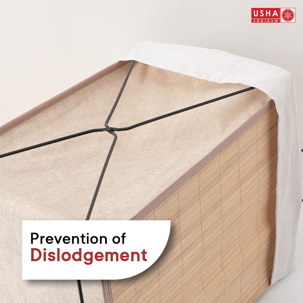 Usha Shriram eco-friendly bamboo basket - sustainable living