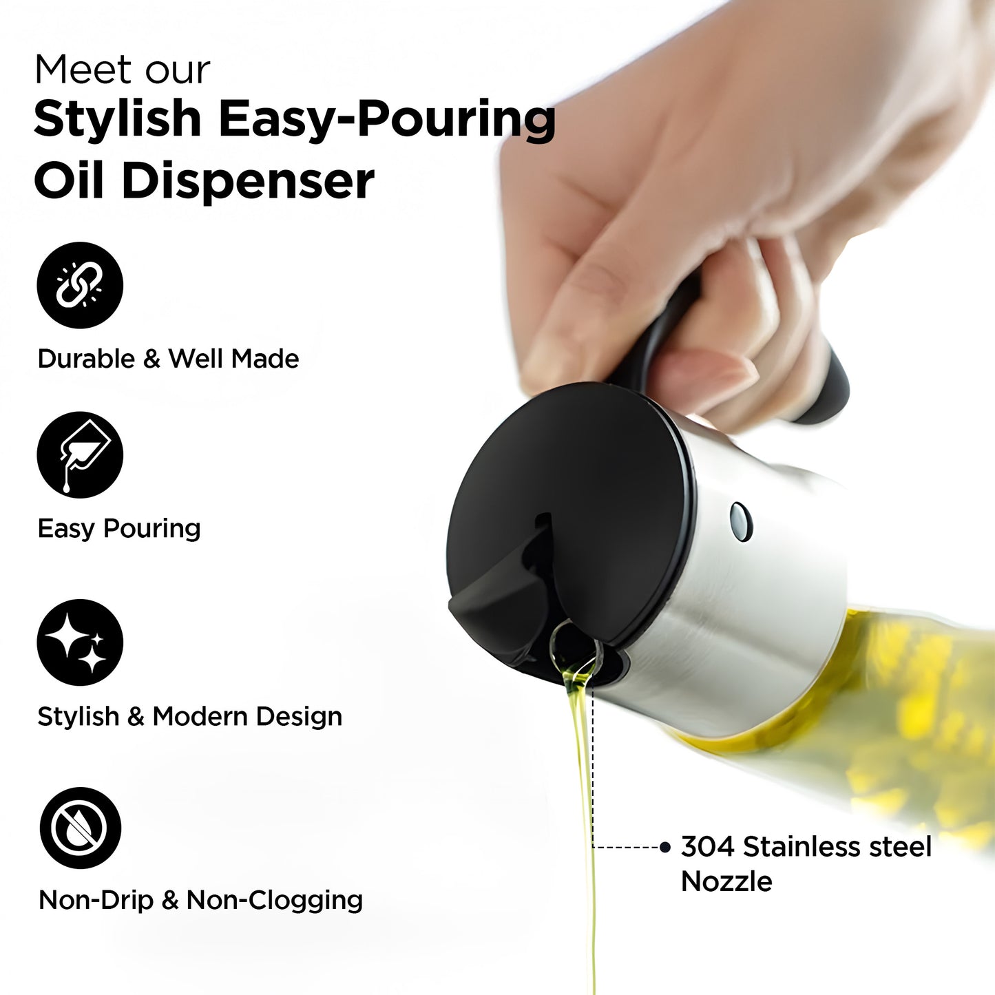 UMAI Glass Dispenser - Easy refilling in kitchen