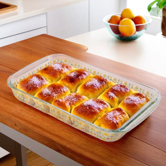 The Better Home UMAI Glass Baking Tray - Mixing ingredients