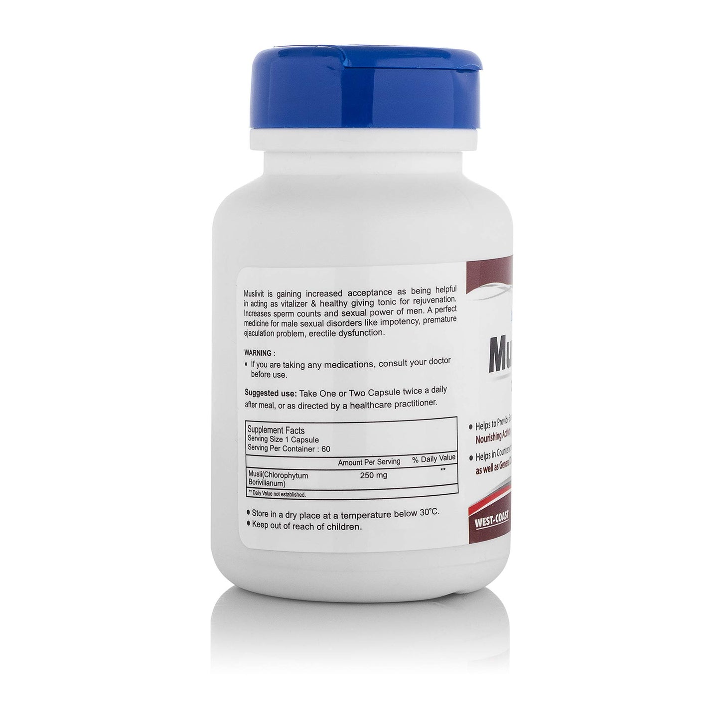 Healthvit Muslivit - Vegetarian Herbal Capsules