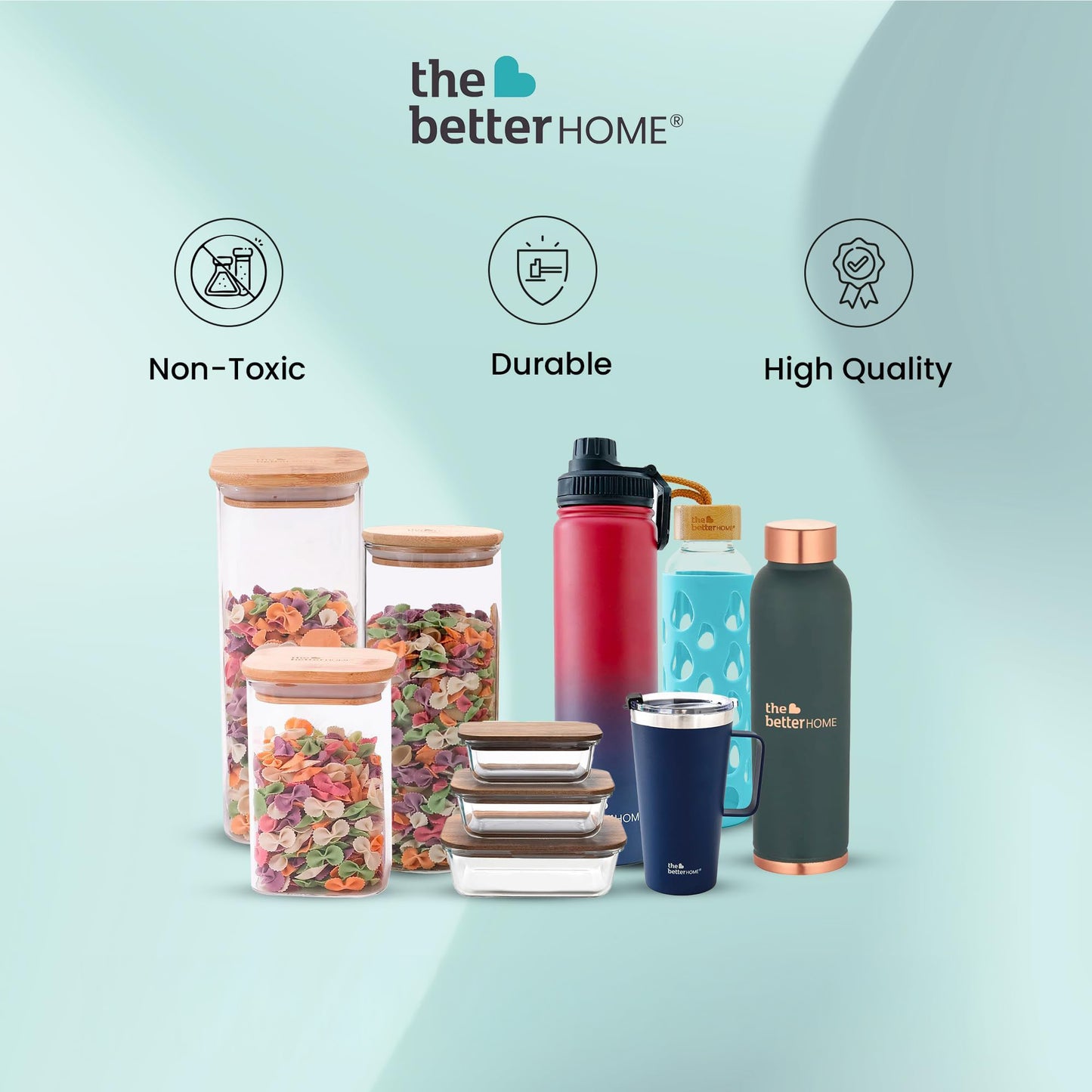 The Better Home UMAI Borosilicate Container - Kitchen food storage