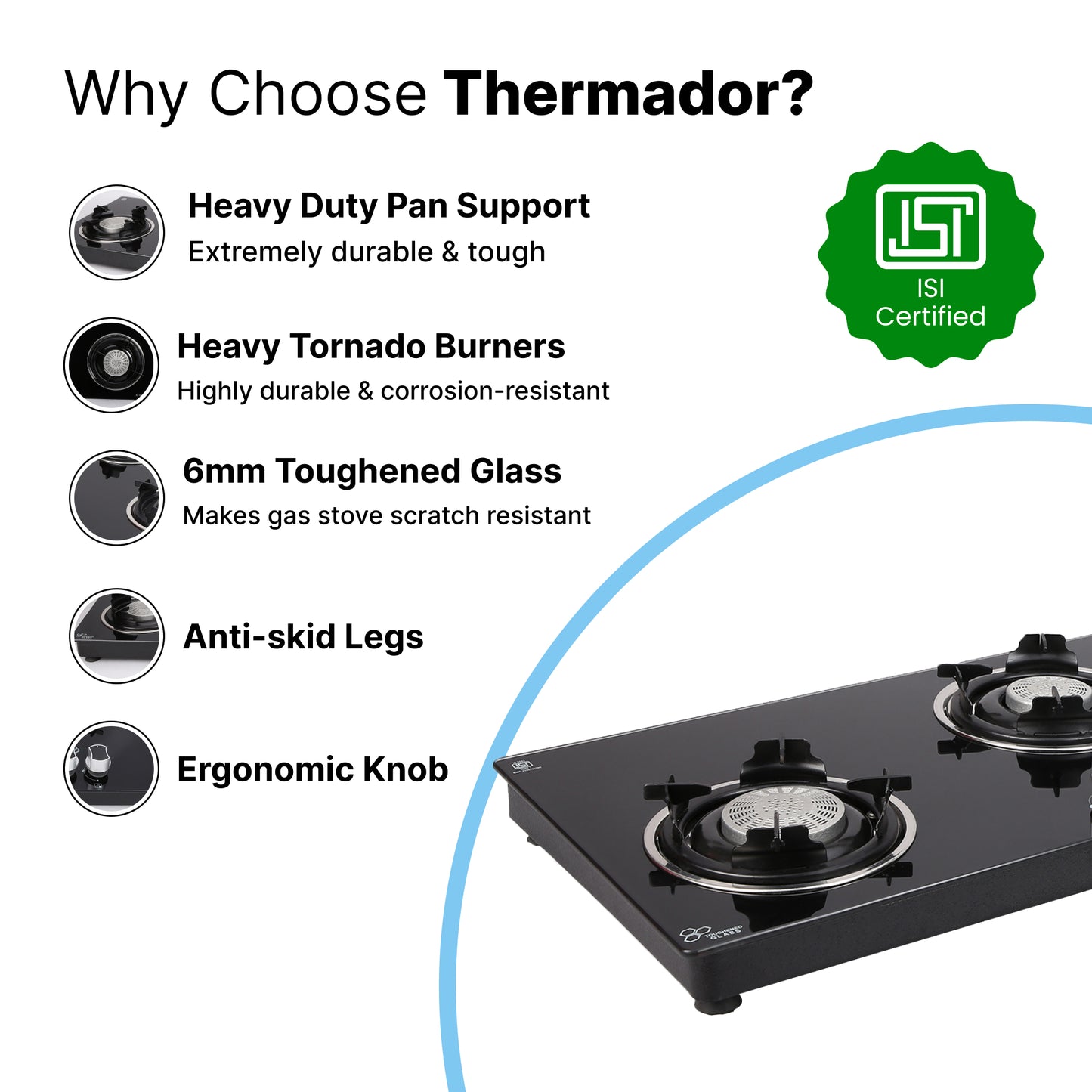 Thermador LPG compatible stove - Food truck service