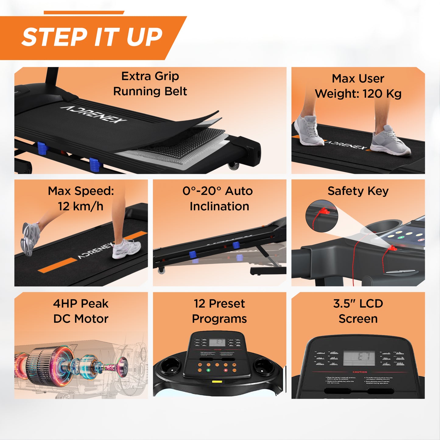 Adrenex Treadmill - Family Fitness