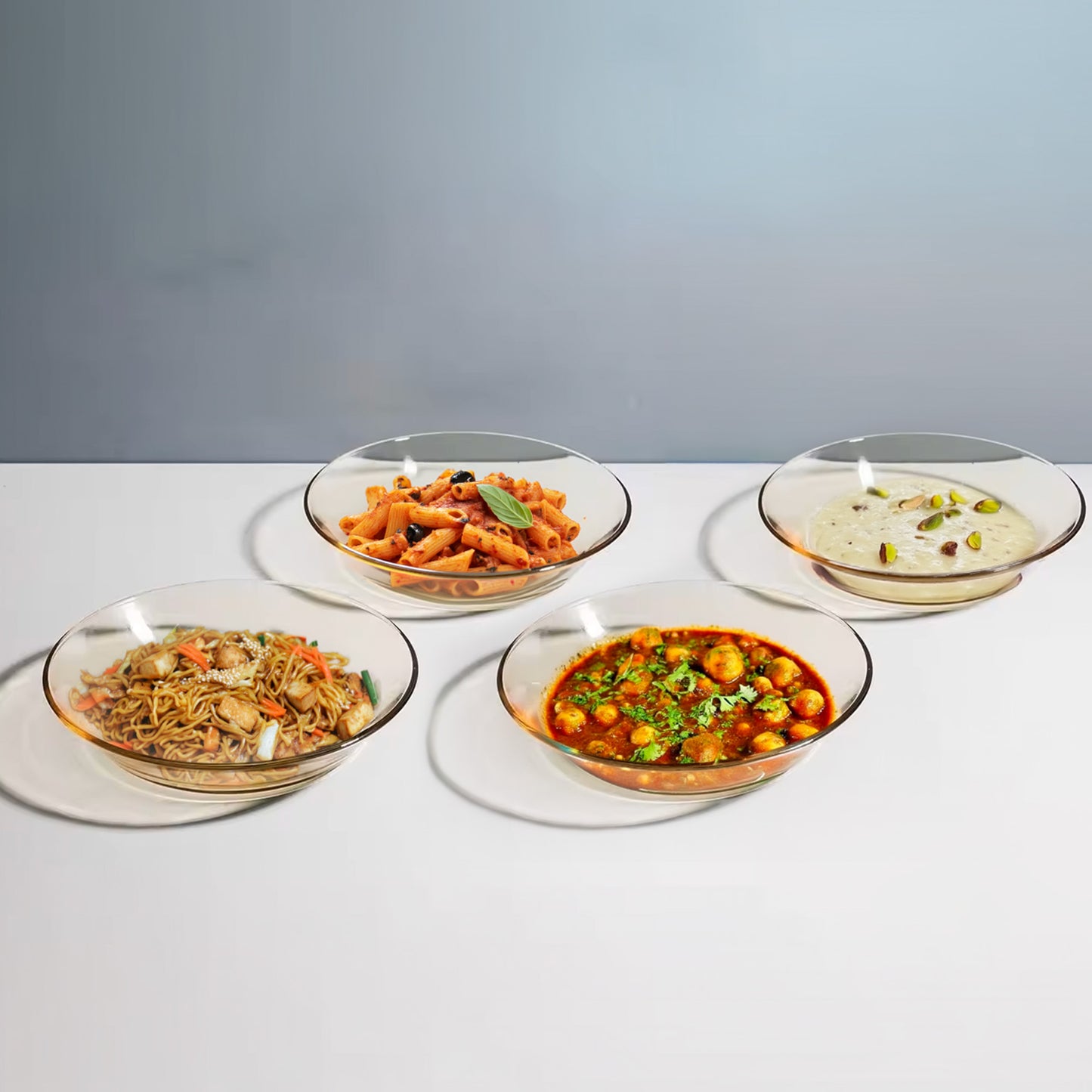 UMAI borosilicate dinner set - modern kitchen elegance