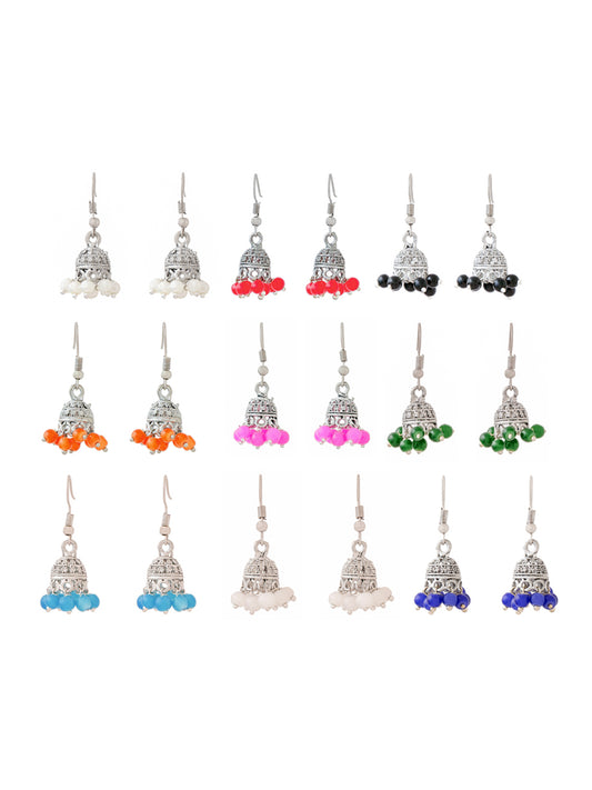 Yellow Chimes silver earrings - unique fashion statement