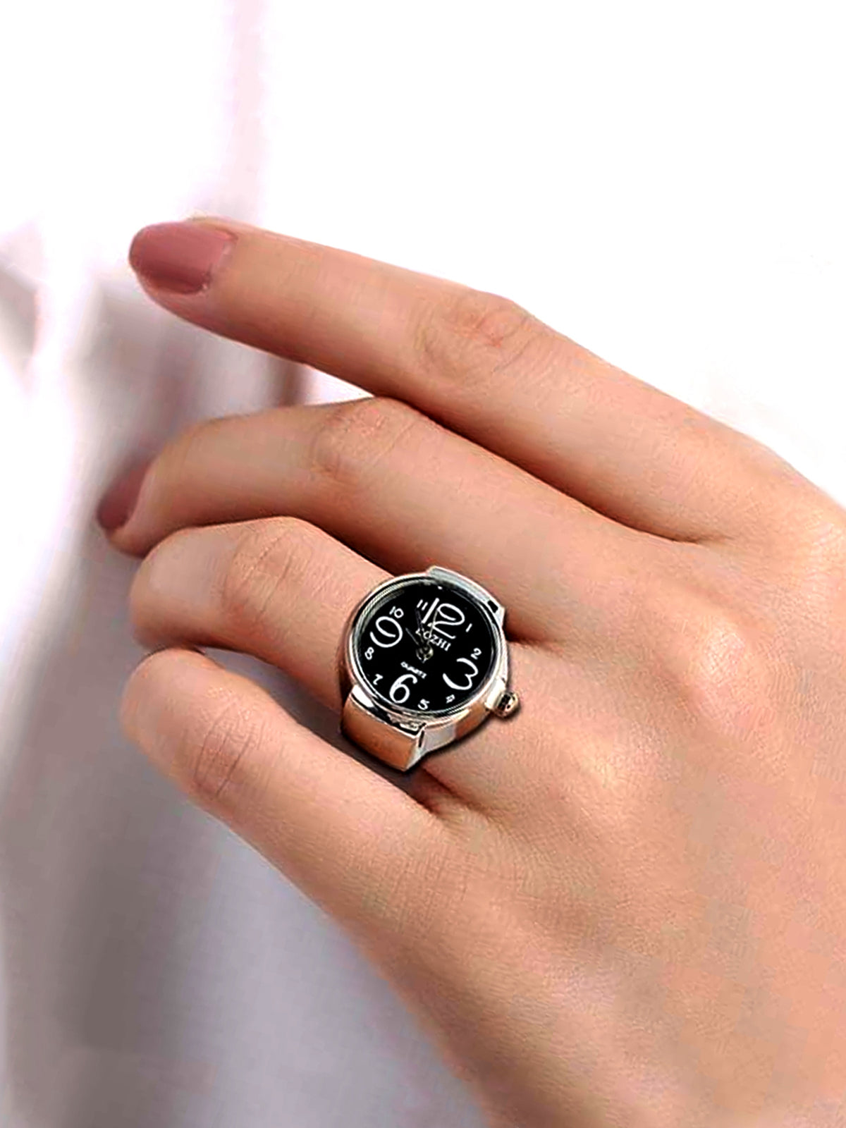 Yellow Chimes women's watch ring - fashion statement piece