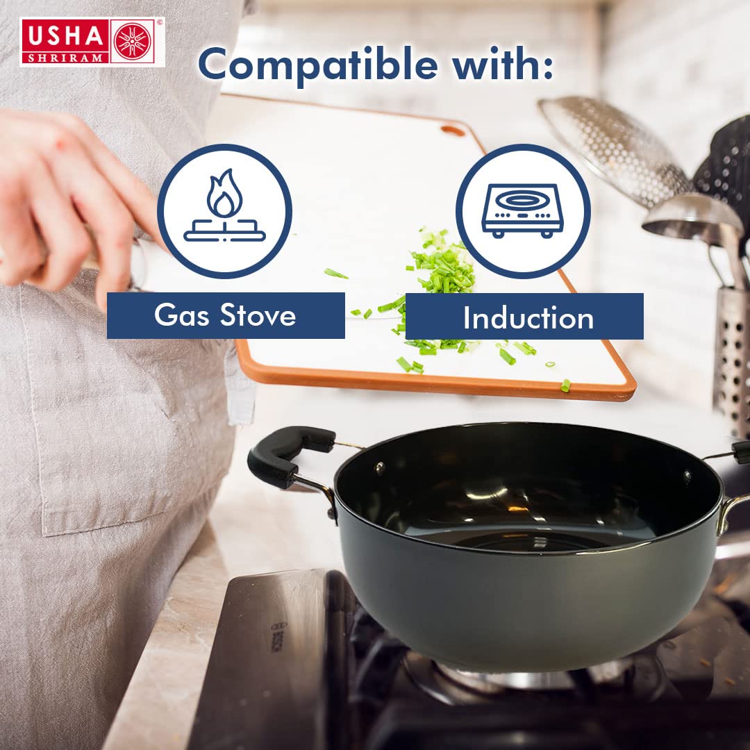 Usha Kadai - Convenient glass lid