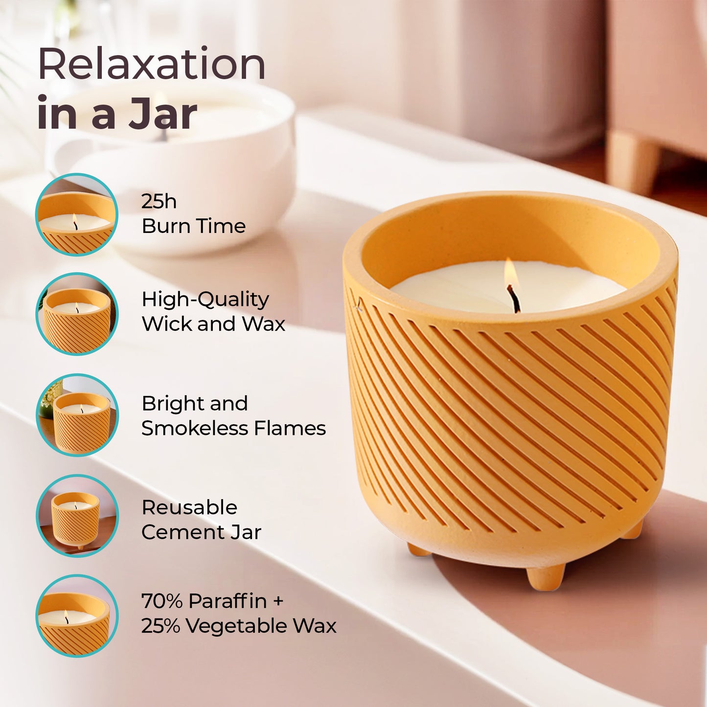 The Better Home scented candle - relaxing atmosphere