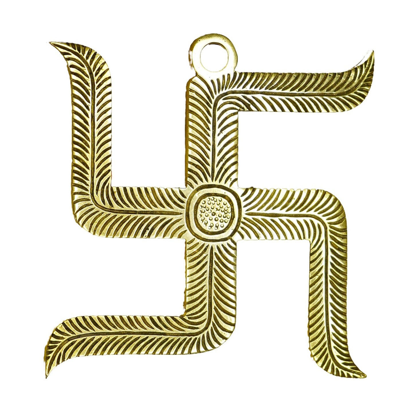 Ekhasa brass swastik - traditional gift for housewarming