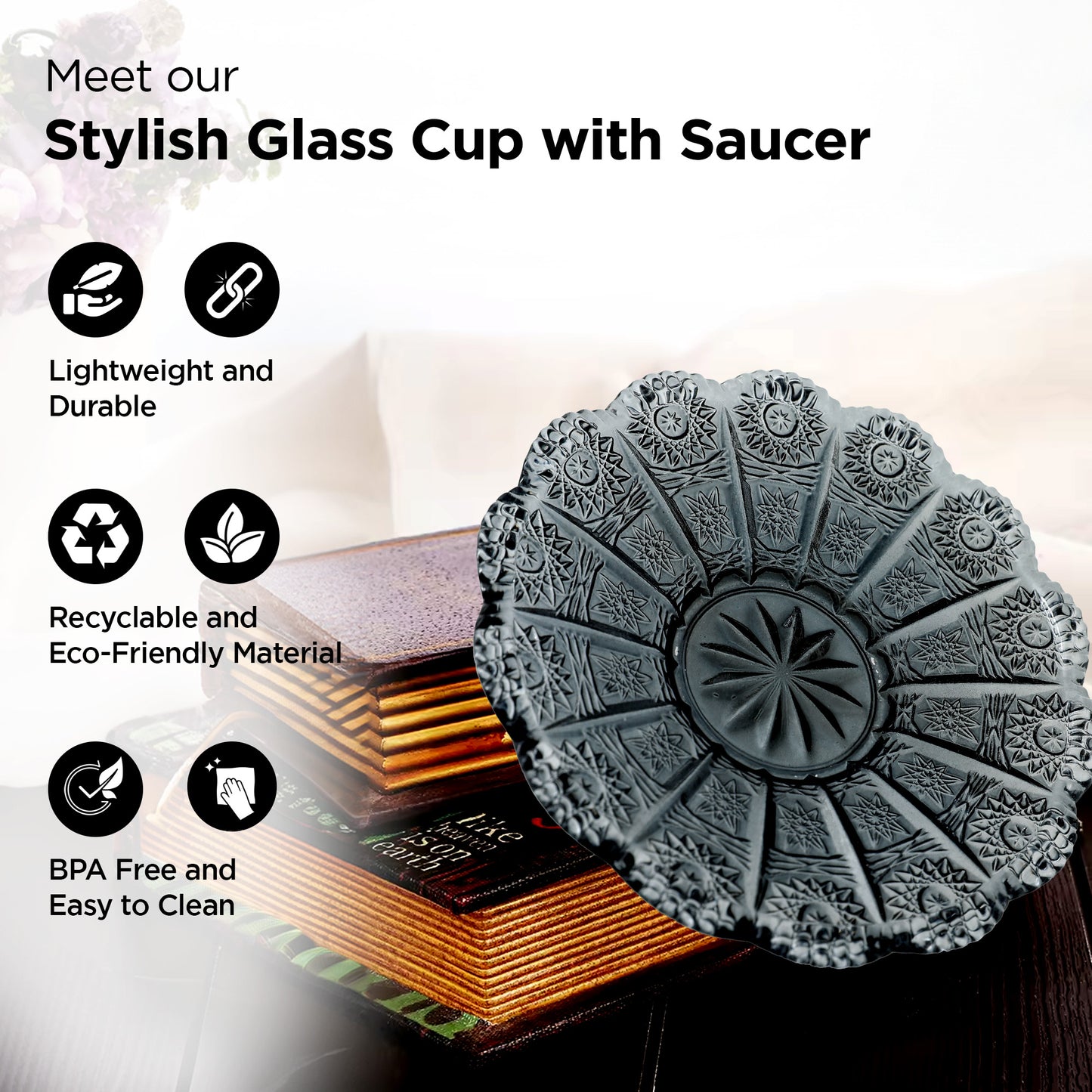 The Better Home glass tea cup - a thoughtful wedding gift option