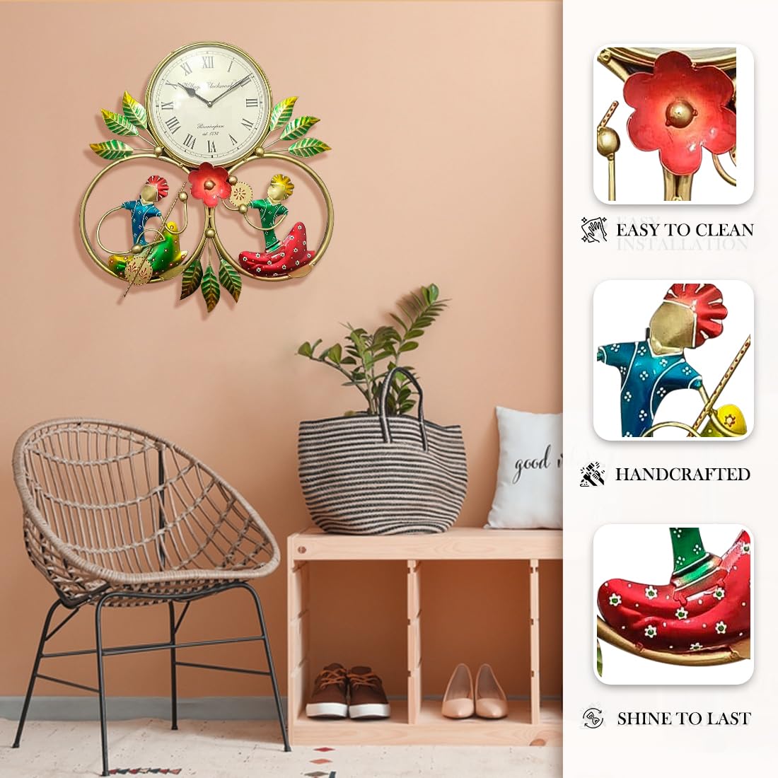 Ekhasa decorative wall clock - Gift for housewarming