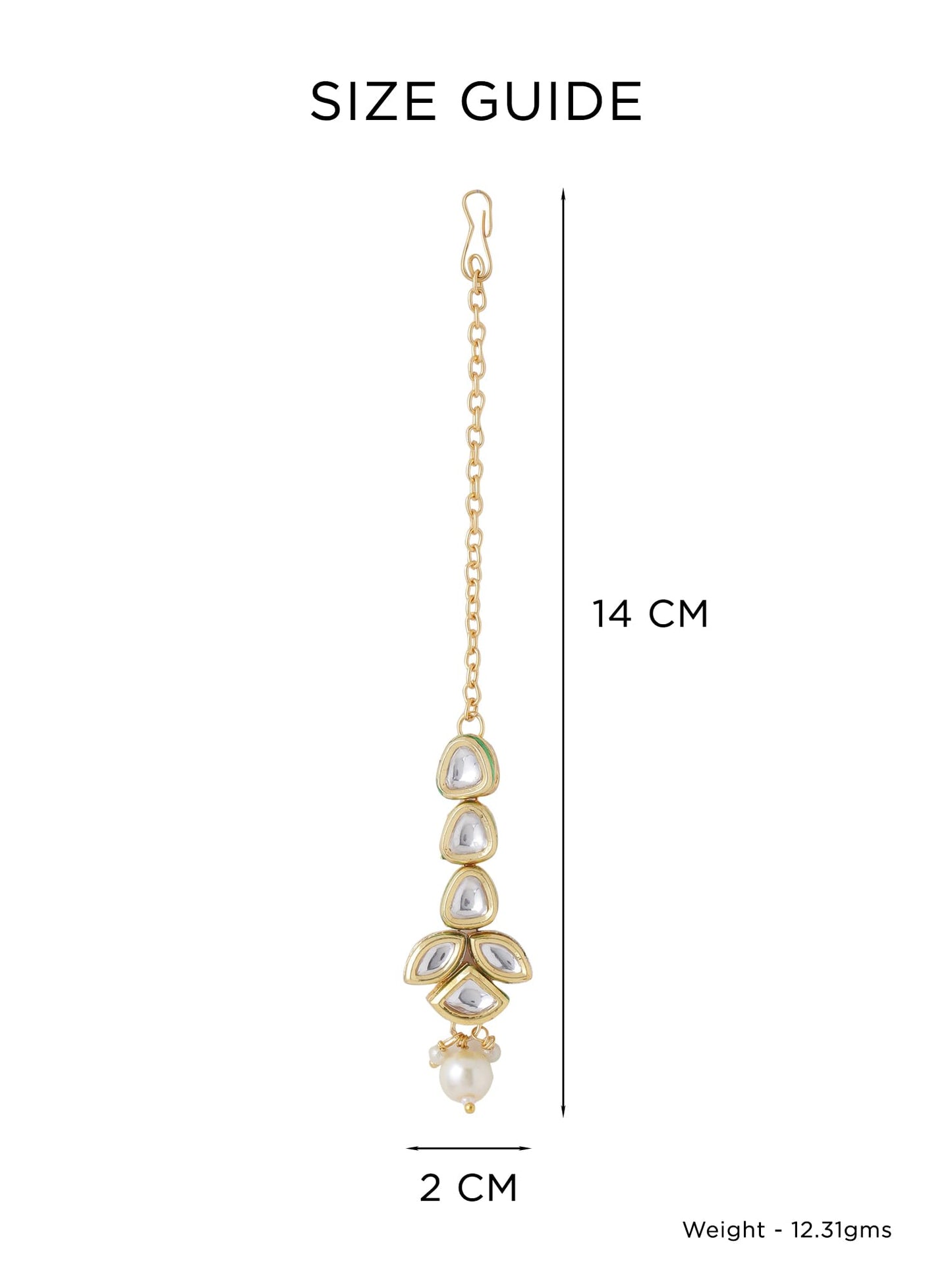 Yellow Chimes floral designed maangtikka - Traditional wear