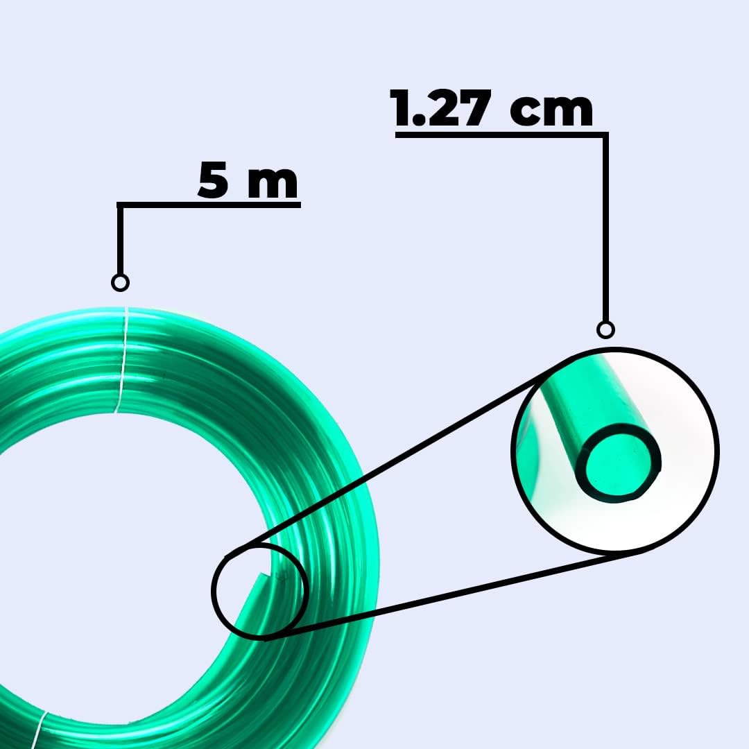 Buy 5 Meter PVC Water Pipe Durable, KinkProof Green The Better Home