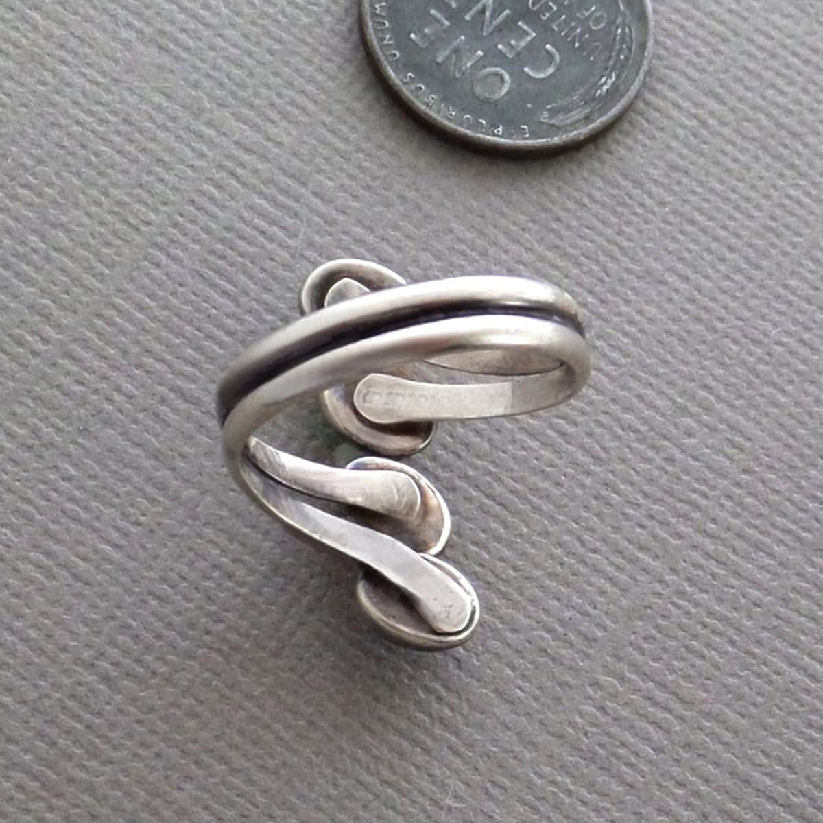 Yellow Chimes Silver Toned Ring - Perfect for anniversaries