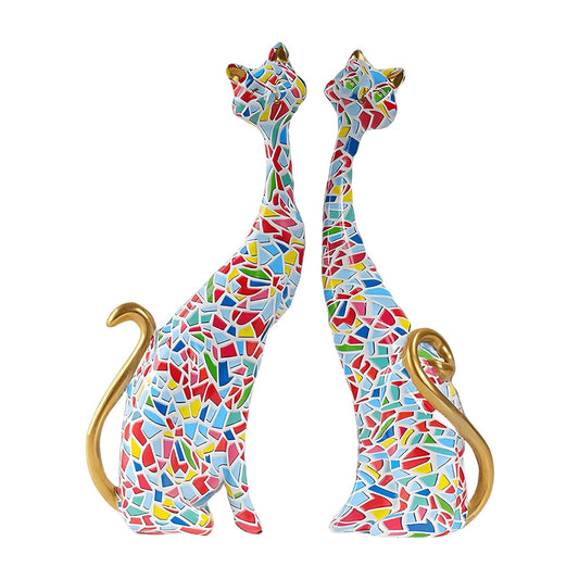 Ekhasa Cute Kitty Cats Show Pieces - Adorable TV Unit Showcase