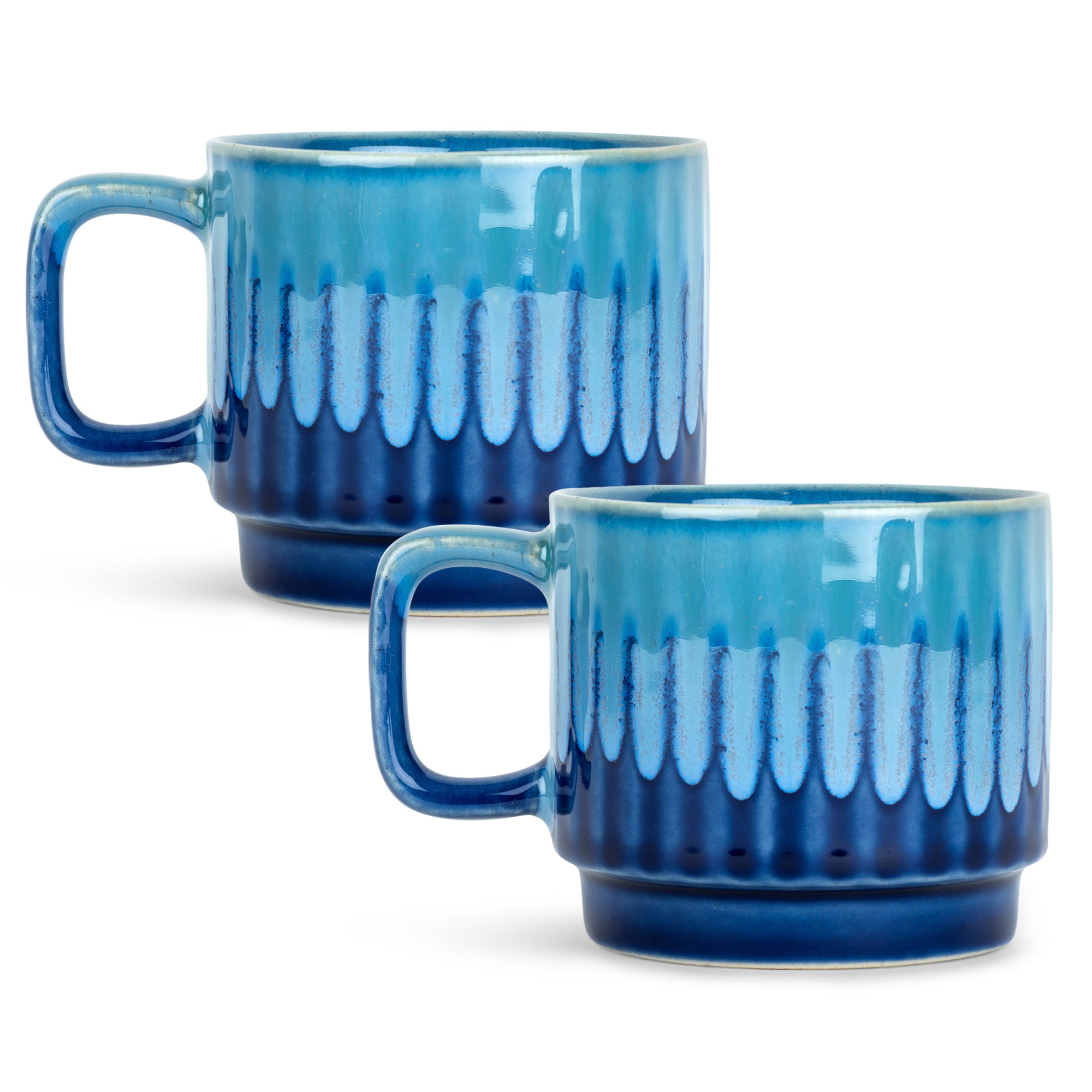 Buy Pack of 2: Ceramic Tea Coffee Cups with Handles – The Better Home