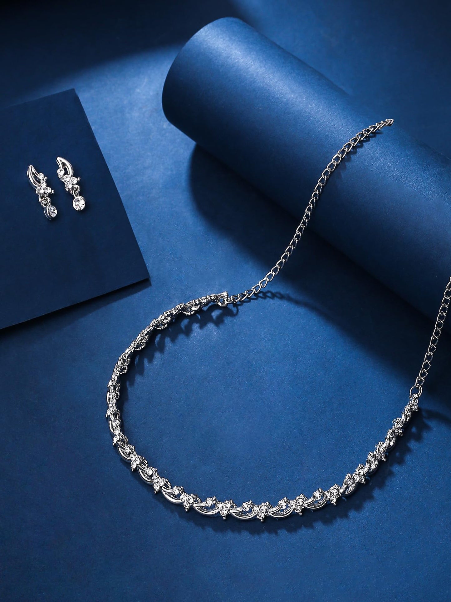 Yellow Chimes Silver Stone Necklace - Ideal Anniversary Gift