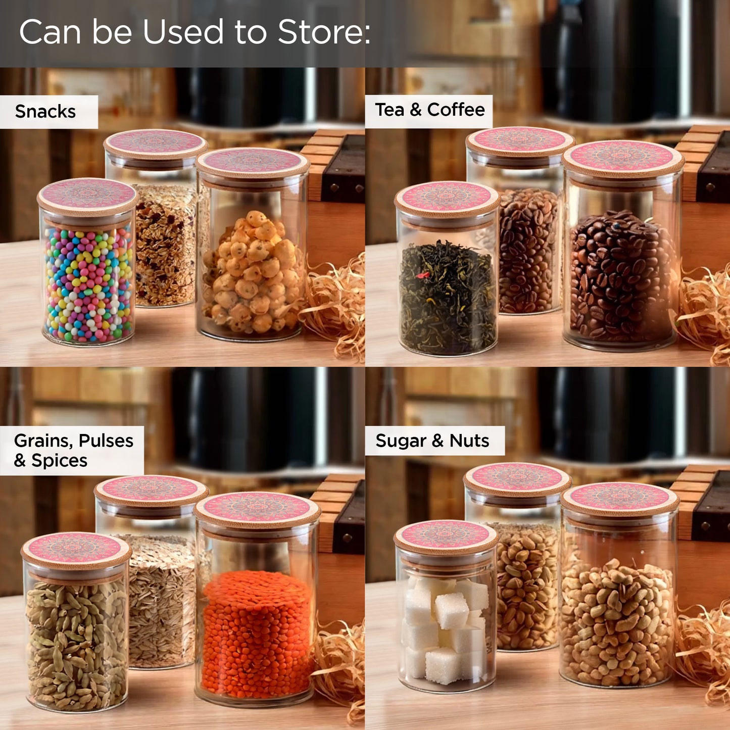 The Better Home UMAI Airtight Jars - Snack storage solution