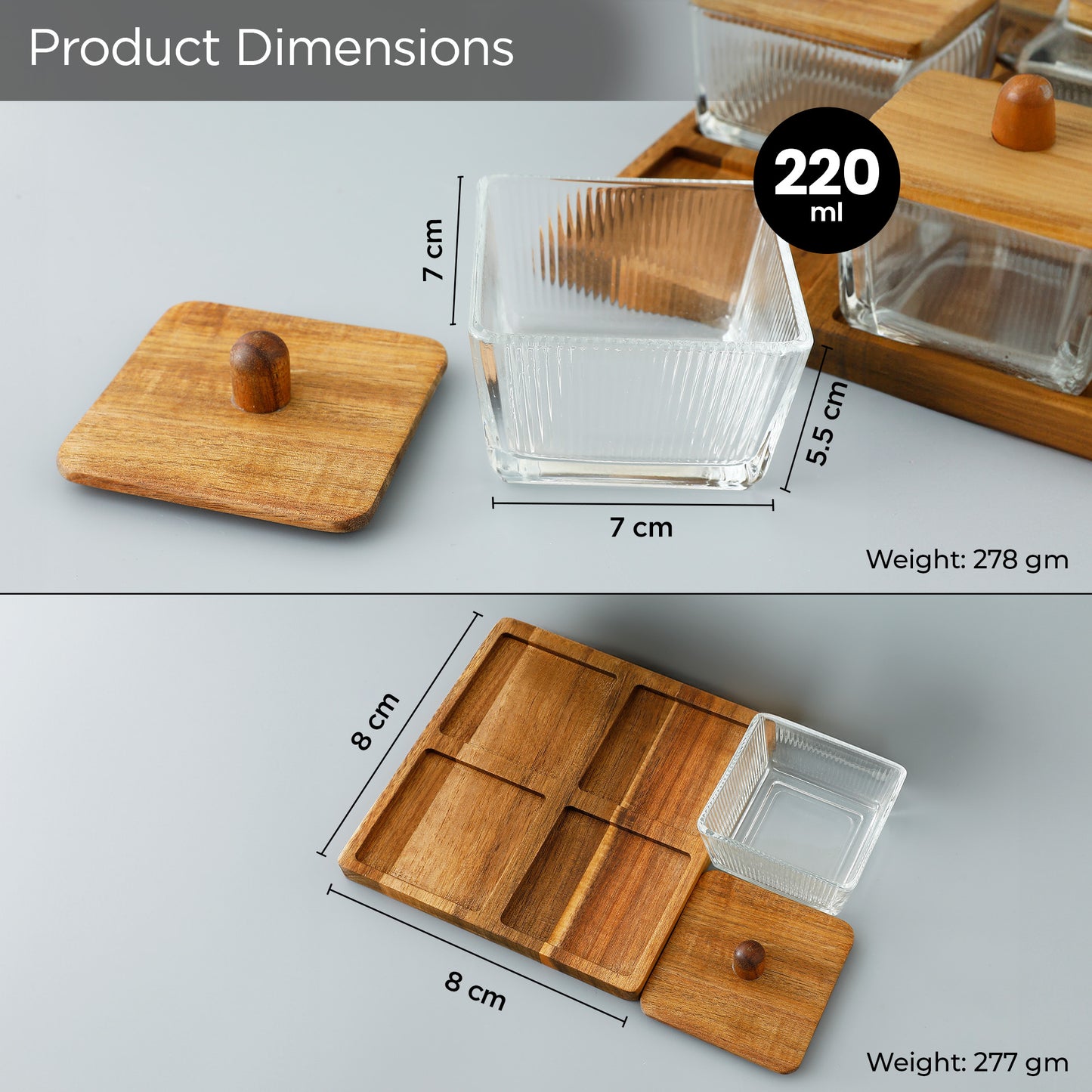 The Better Home UMAI Serving Set - Organized Kitchen Essentials