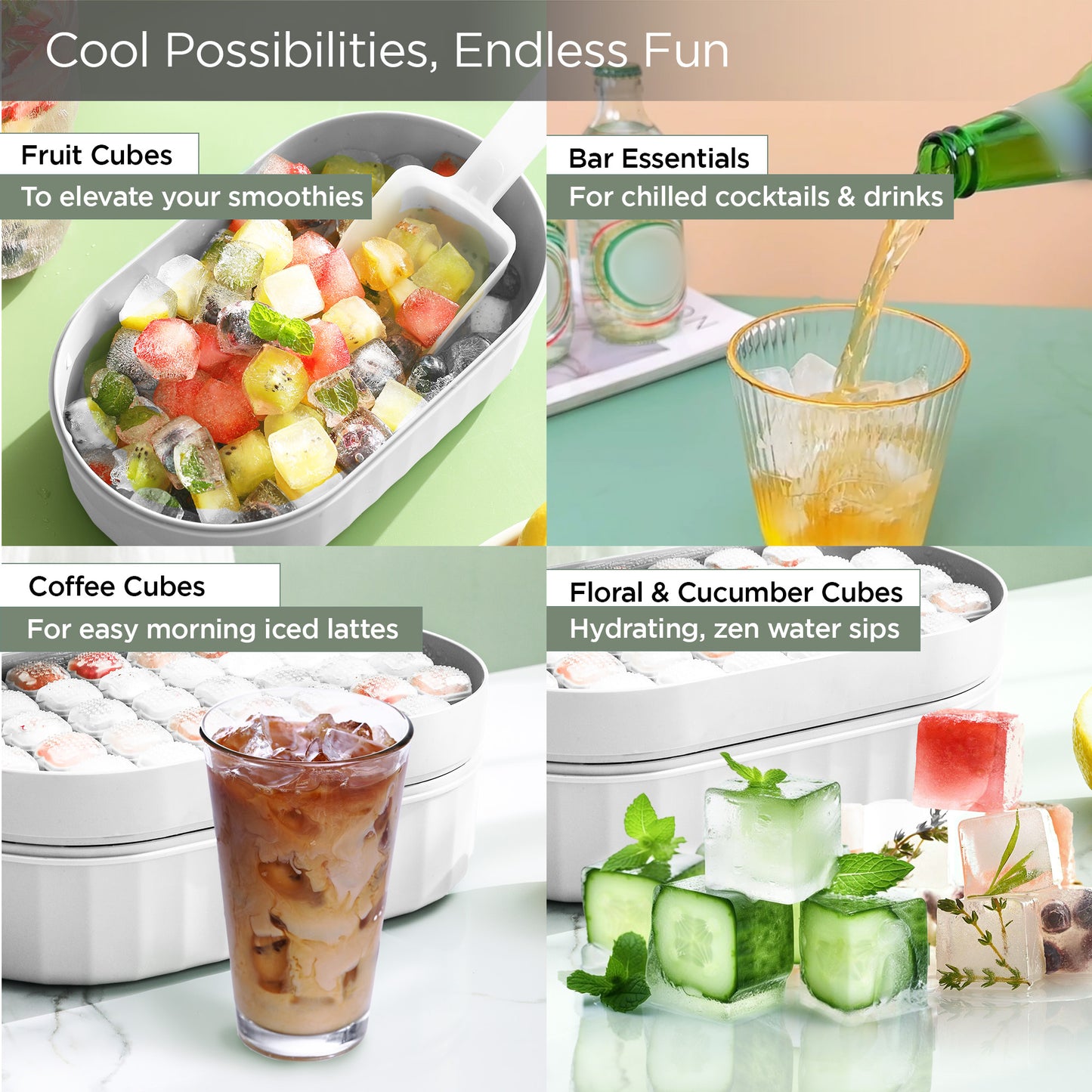 UMAI ice cube trays - summer party essential