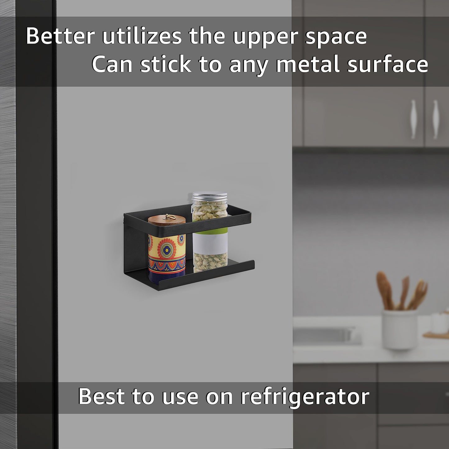 Plantex carbon steel spice rack - Versatile use in workshop