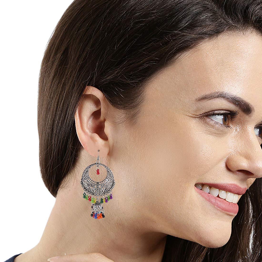 Yellow Chimes Stylish Kabooter Jhumka - Perfect for Wedding