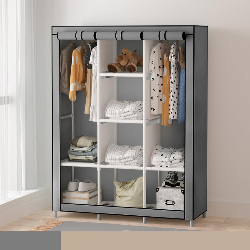 Kuber Industries Foldable Wardrobe - Versatile for seasonal storage
